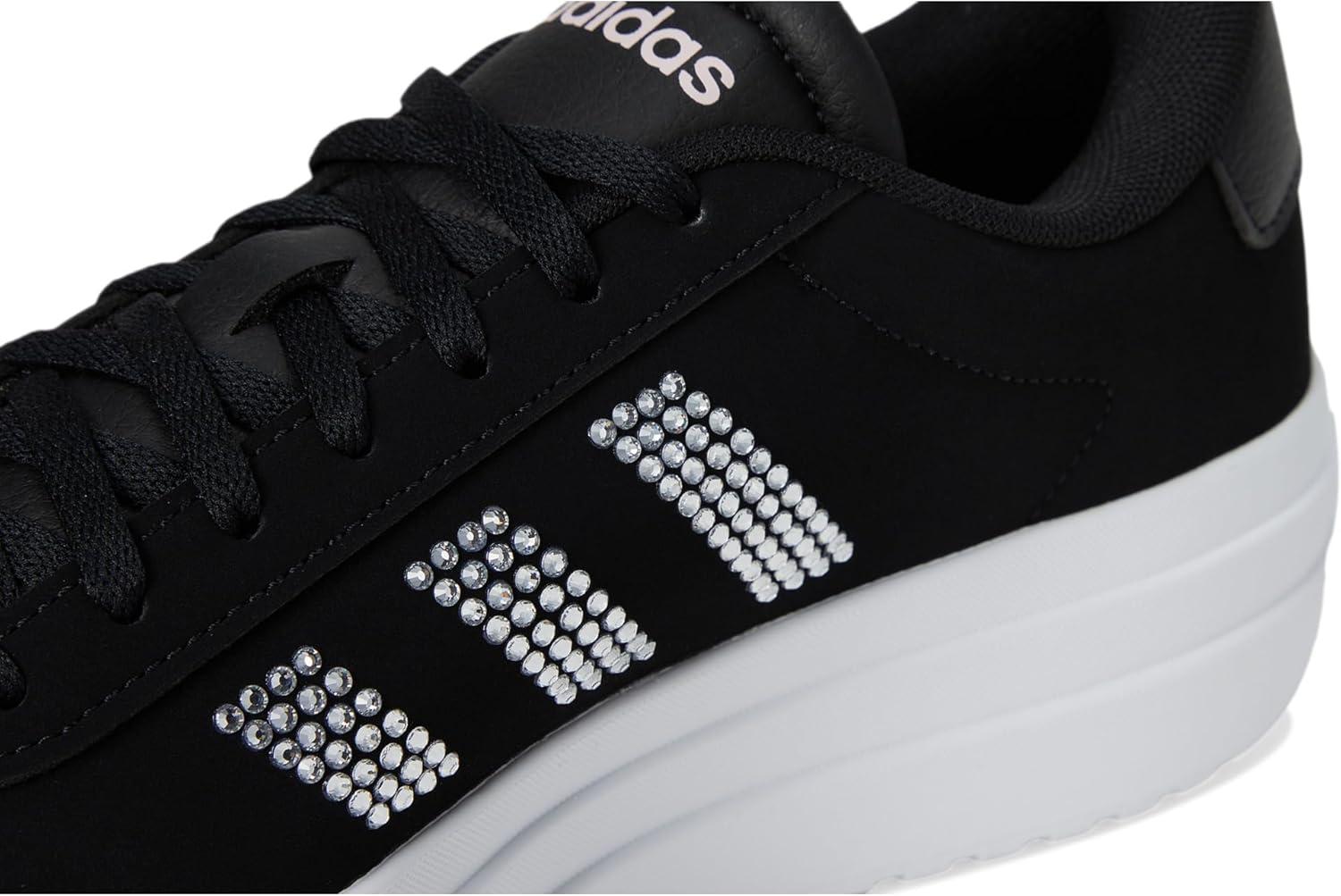image:imageAdidas Womens Vl Court30BlackWhiteClear Pink