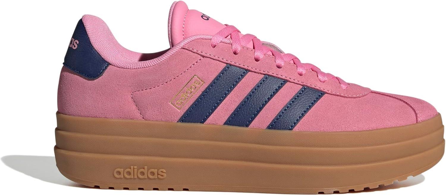 image:imageAdidas Womens Vl Court30Bliss Pink Dark Blue Gold Metallic