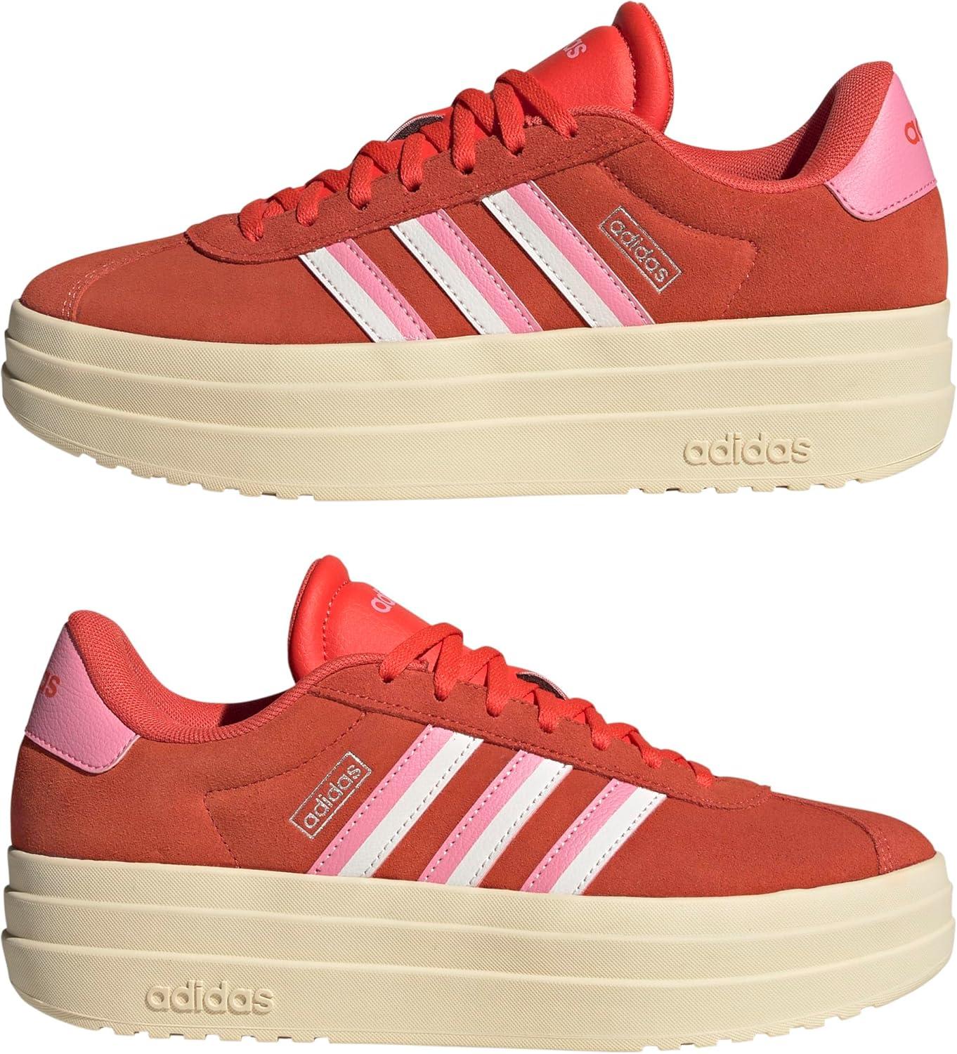 image:imageAdidas Womens Vl Court30Bright RedBliss PinkCloud White