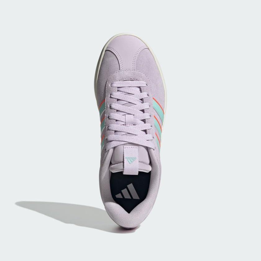 image:imageAdidas Womens Vl Court30Ice LavenderSemi Flash AquaSolar Red