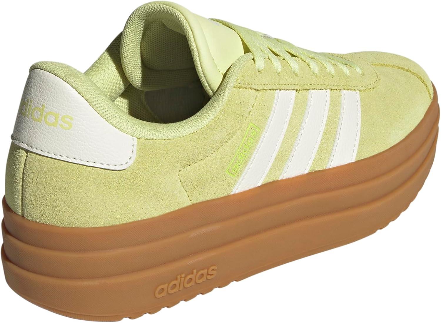 image:imageAdidas Womens Vl Court30Ice YellowOff WhiteLucid Lemon