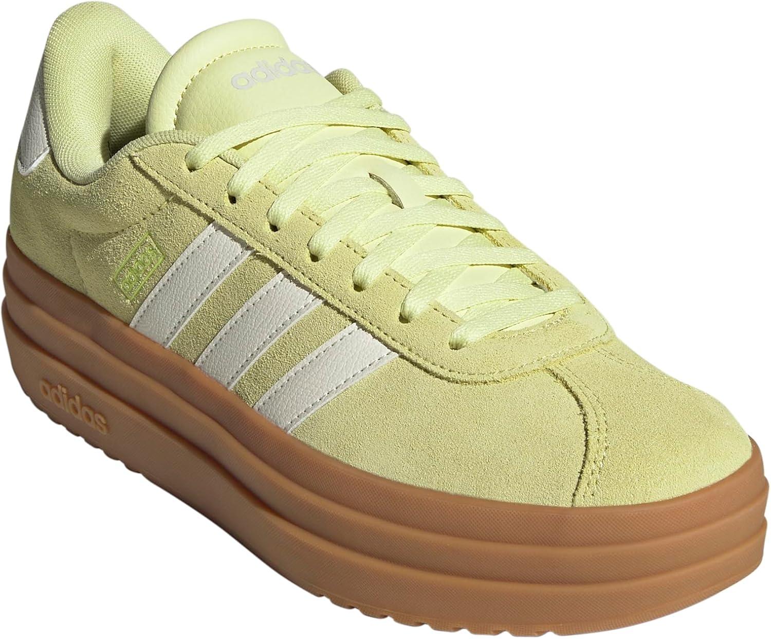image:imageAdidas Womens Vl Court30Ice YellowOff WhiteLucid Lemon