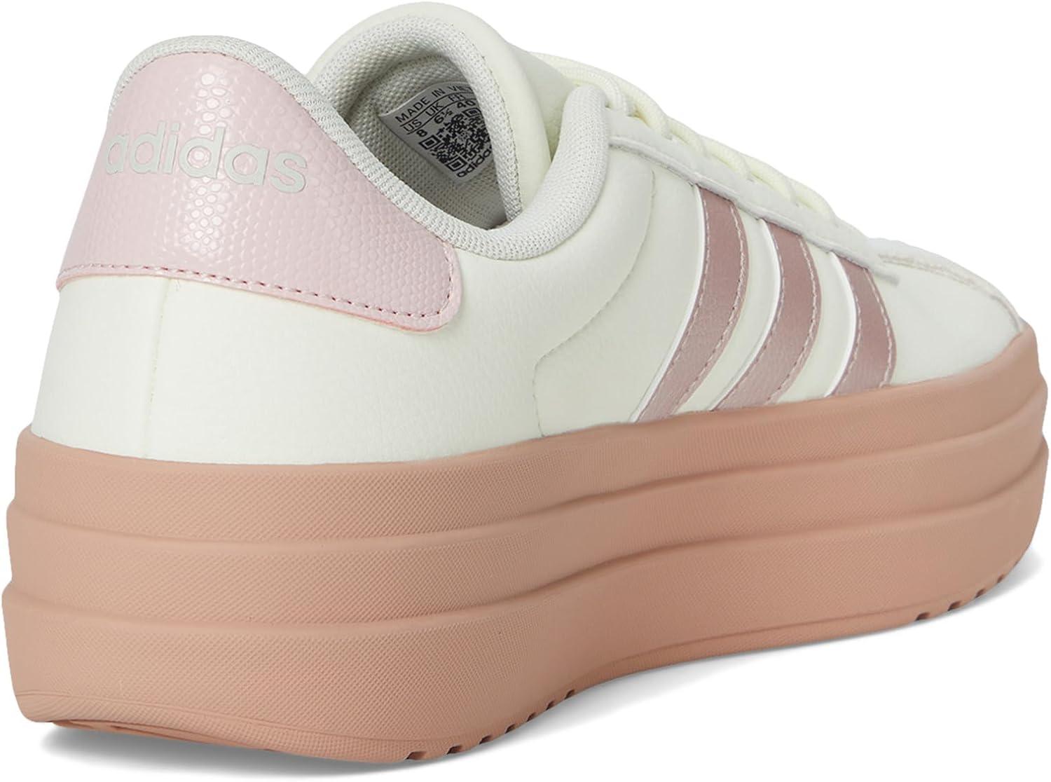 image:imageAdidas Womens Vl Court30IvorySandy Pink MetSandy Pink