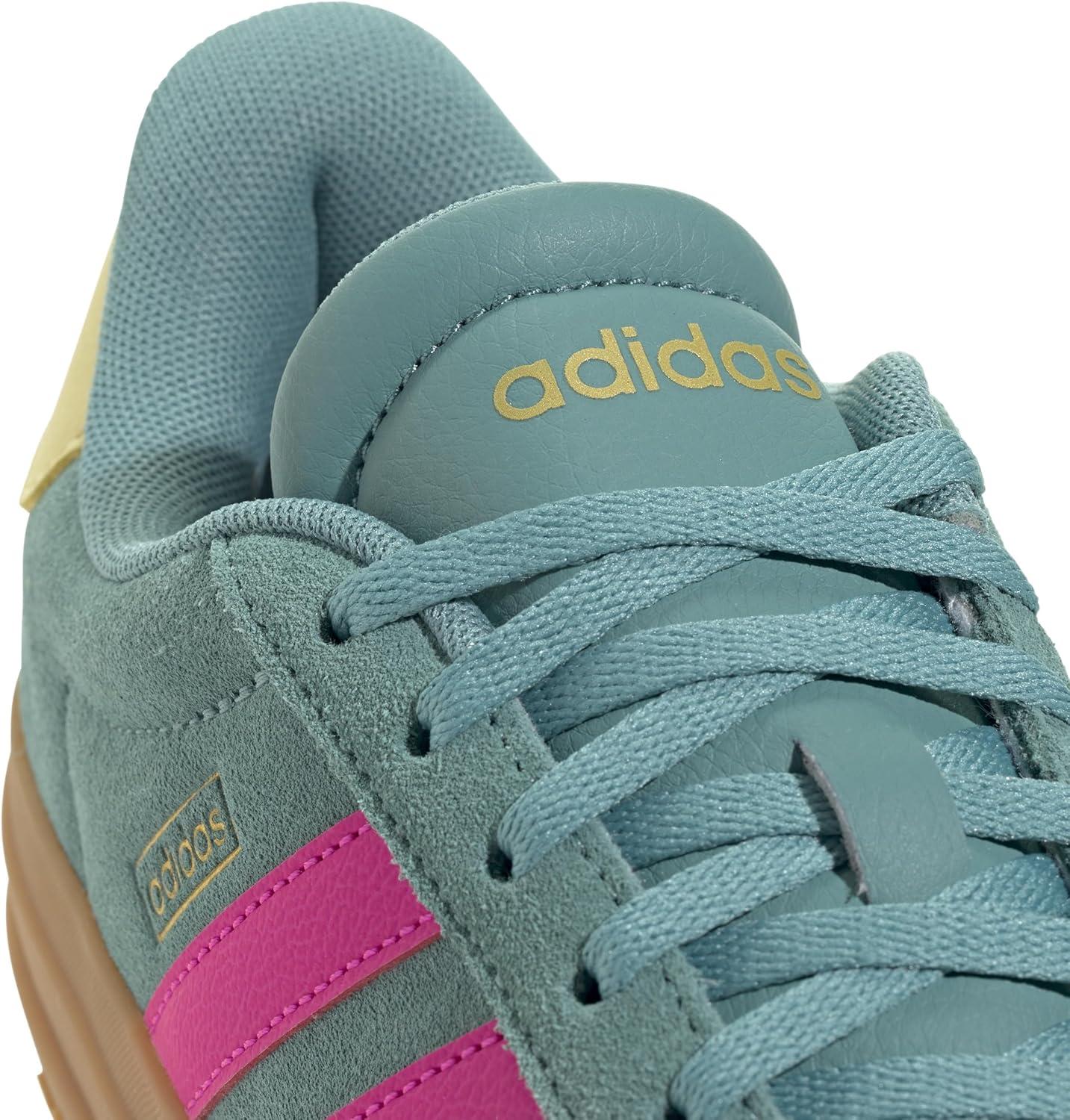 image:imageAdidas Womens Vl Court30Powder TealShock PinkPowder Yellow