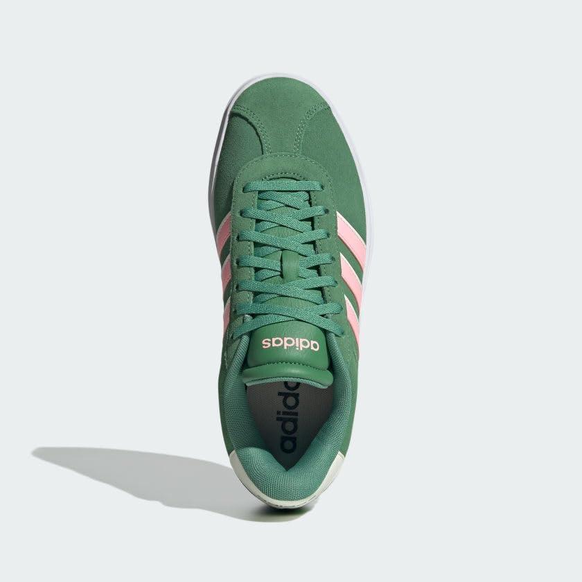 image:imageAdidas Womens Vl Court30Preloved GreenPink SparkIvory