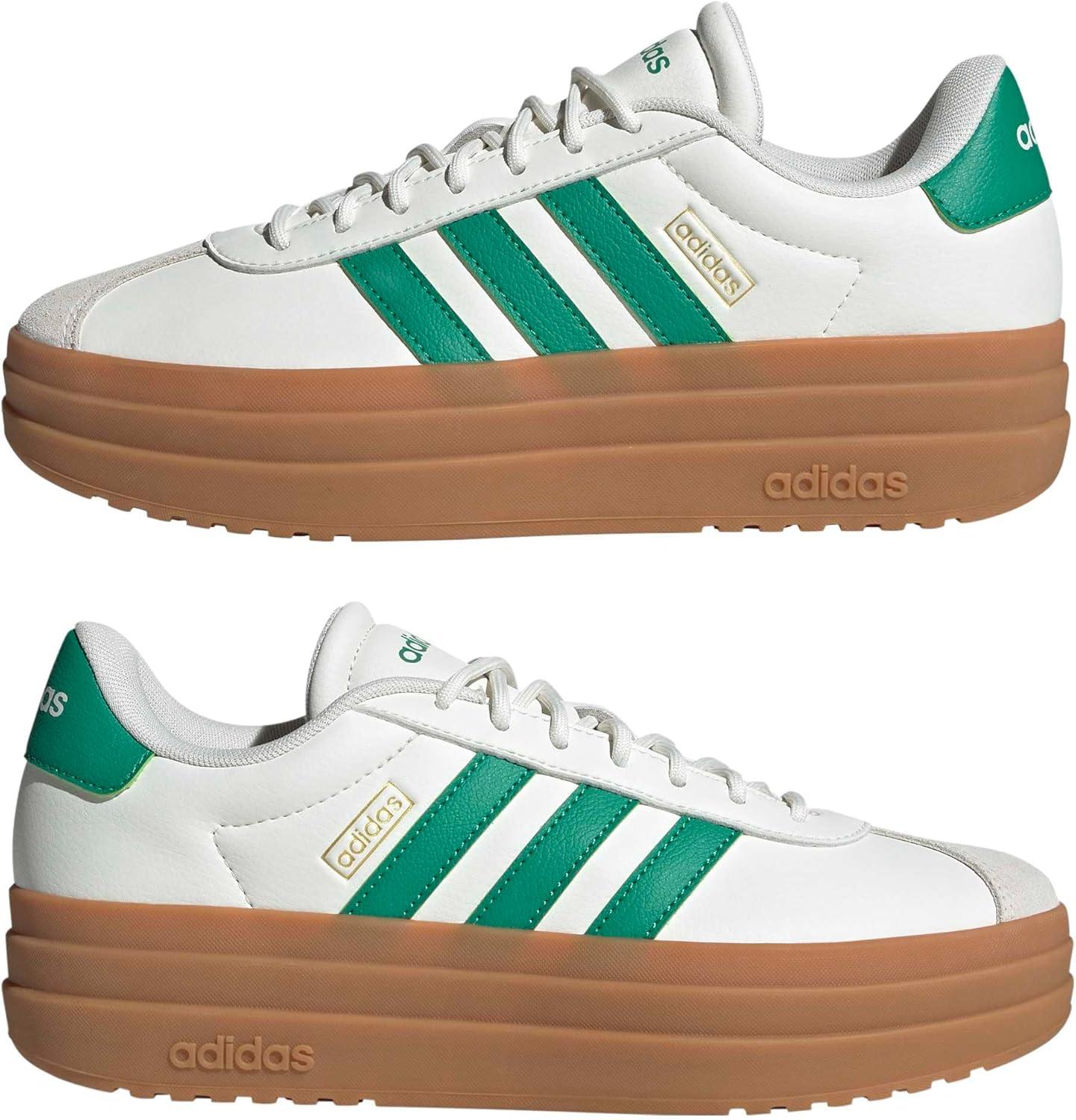 image:imageAdidas Womens Vl Court30WhiteCourt GreenGold Metallic