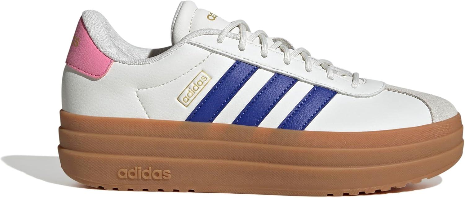 image:imageAdidas Womens Vl Court30WhiteSemi Lucid BlueBliss Pink