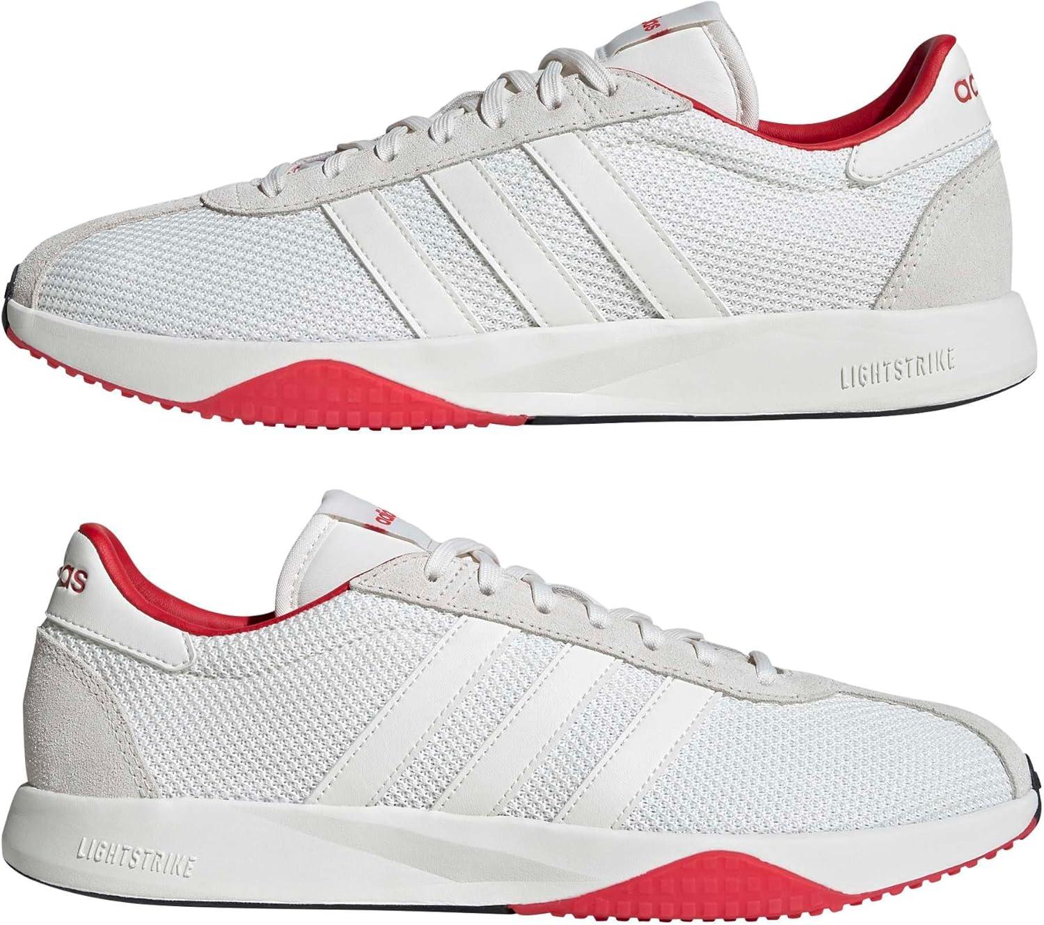image:imageadidas Mens 7626 SneakerWhiteWhiteSemi Lucid Red