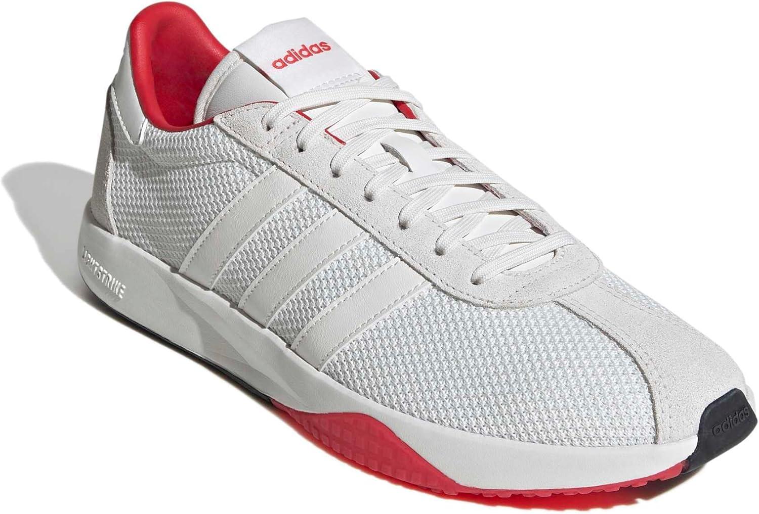 image:imageadidas Mens 7626 SneakerWhiteWhiteSemi Lucid Red
