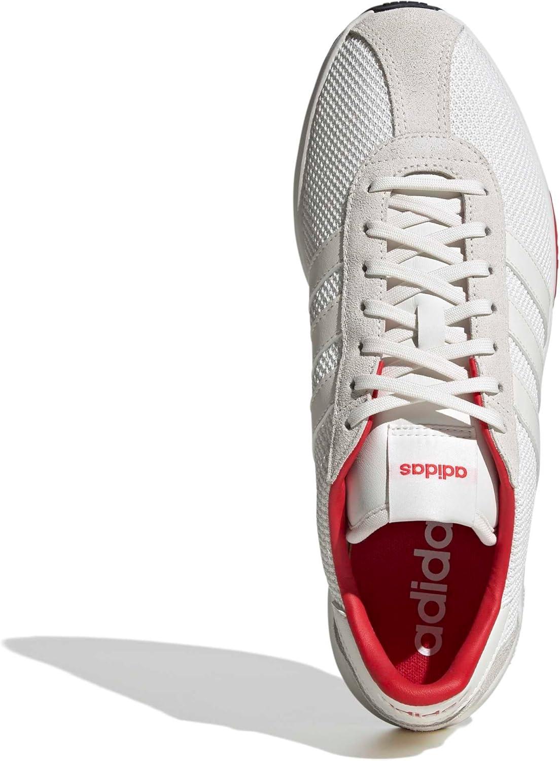 image:imageadidas Mens 7626 SneakerWhiteWhiteSemi Lucid Red