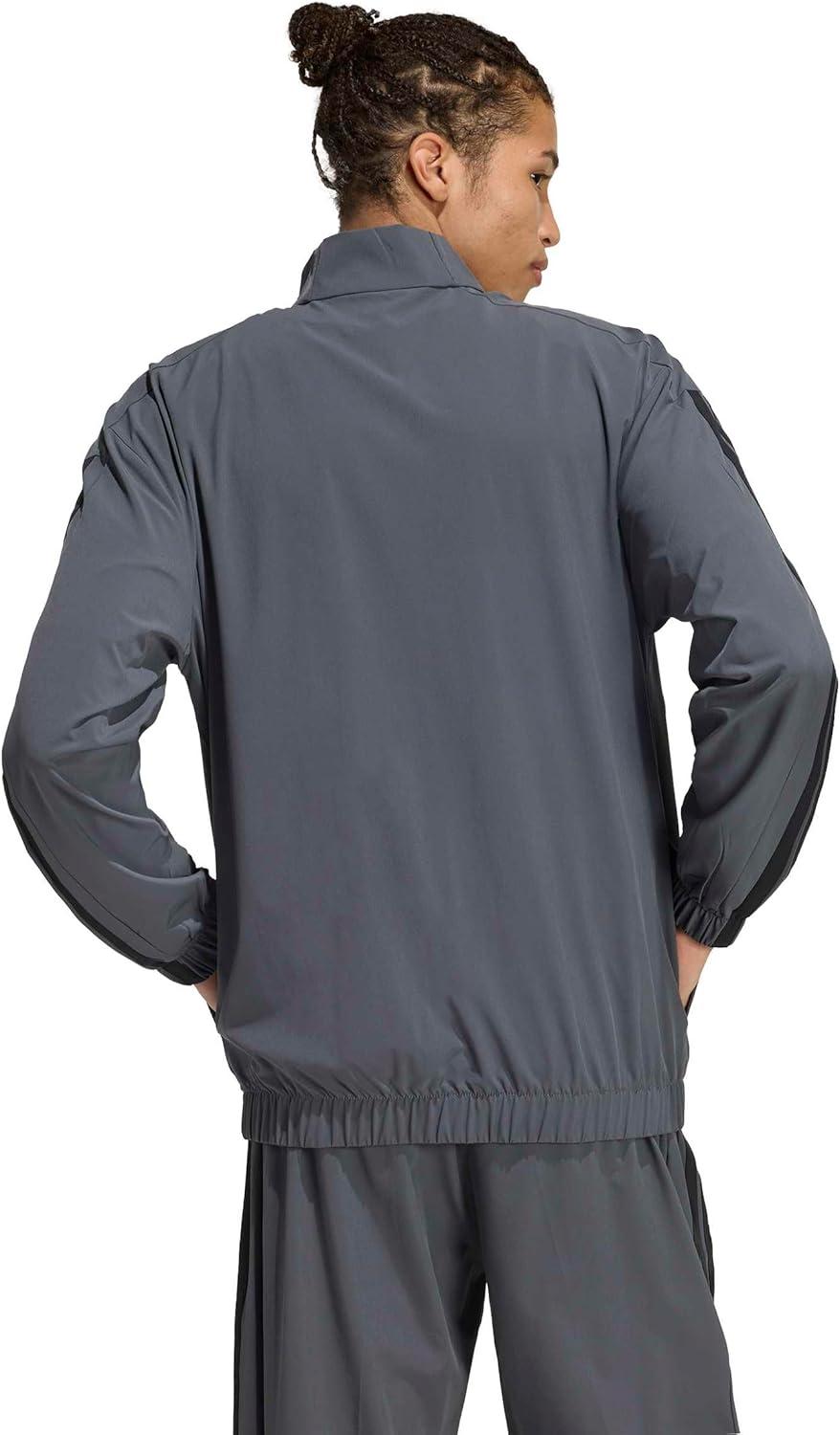 image:imageadidas Mens Tricot Regular Fit Track TopGrey