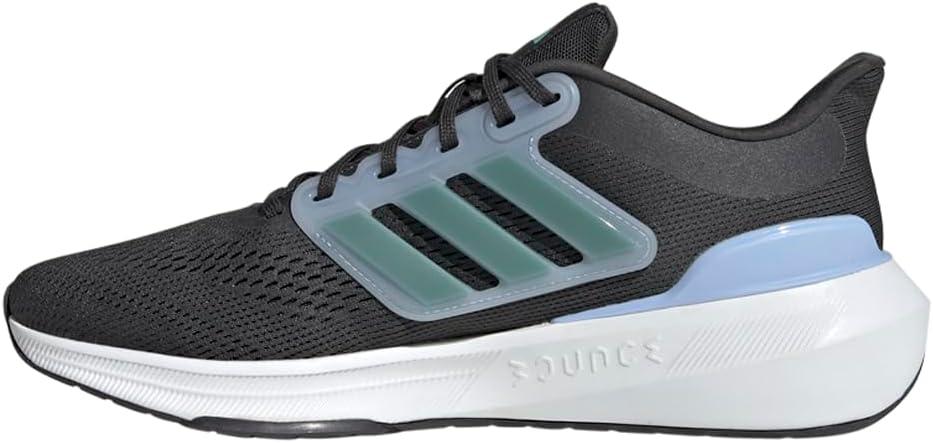 image:imageadidas Mens Ultrabounce Running ShoeCarbonCourt GreenCore Blackblack