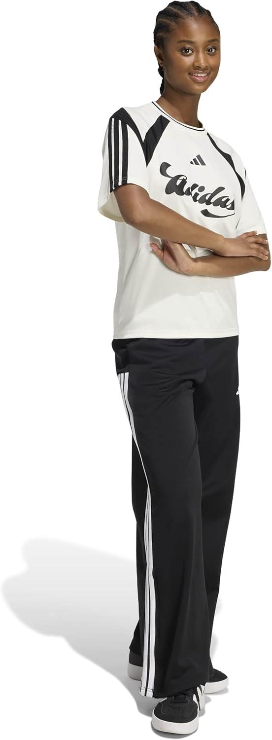 image:imageadidas Womens House of Tiro Graphic JerseyOff WhiteBlack