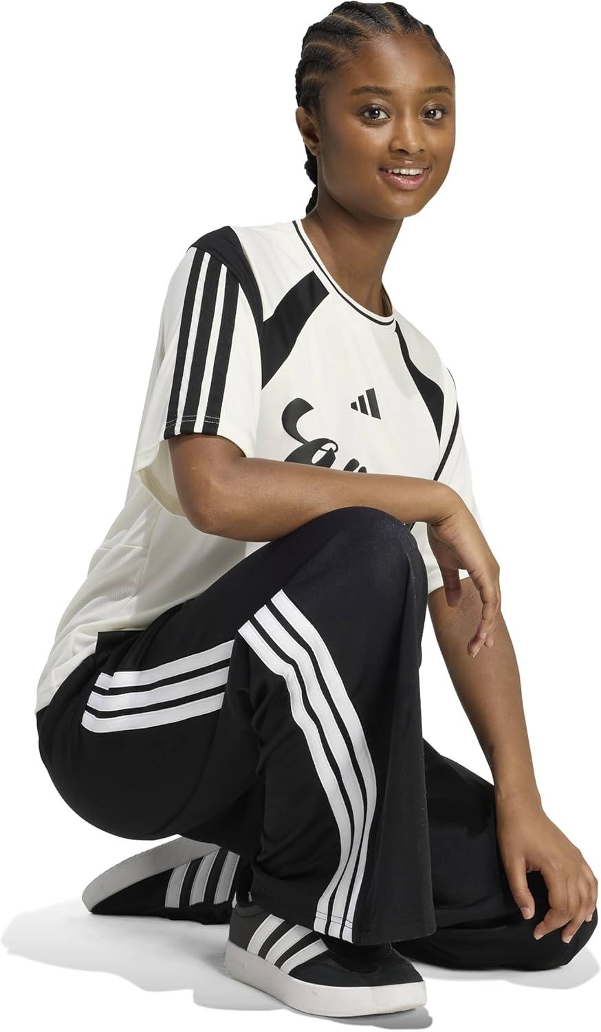 image:imageadidas Womens House of Tiro Loose PantsBlackWhite