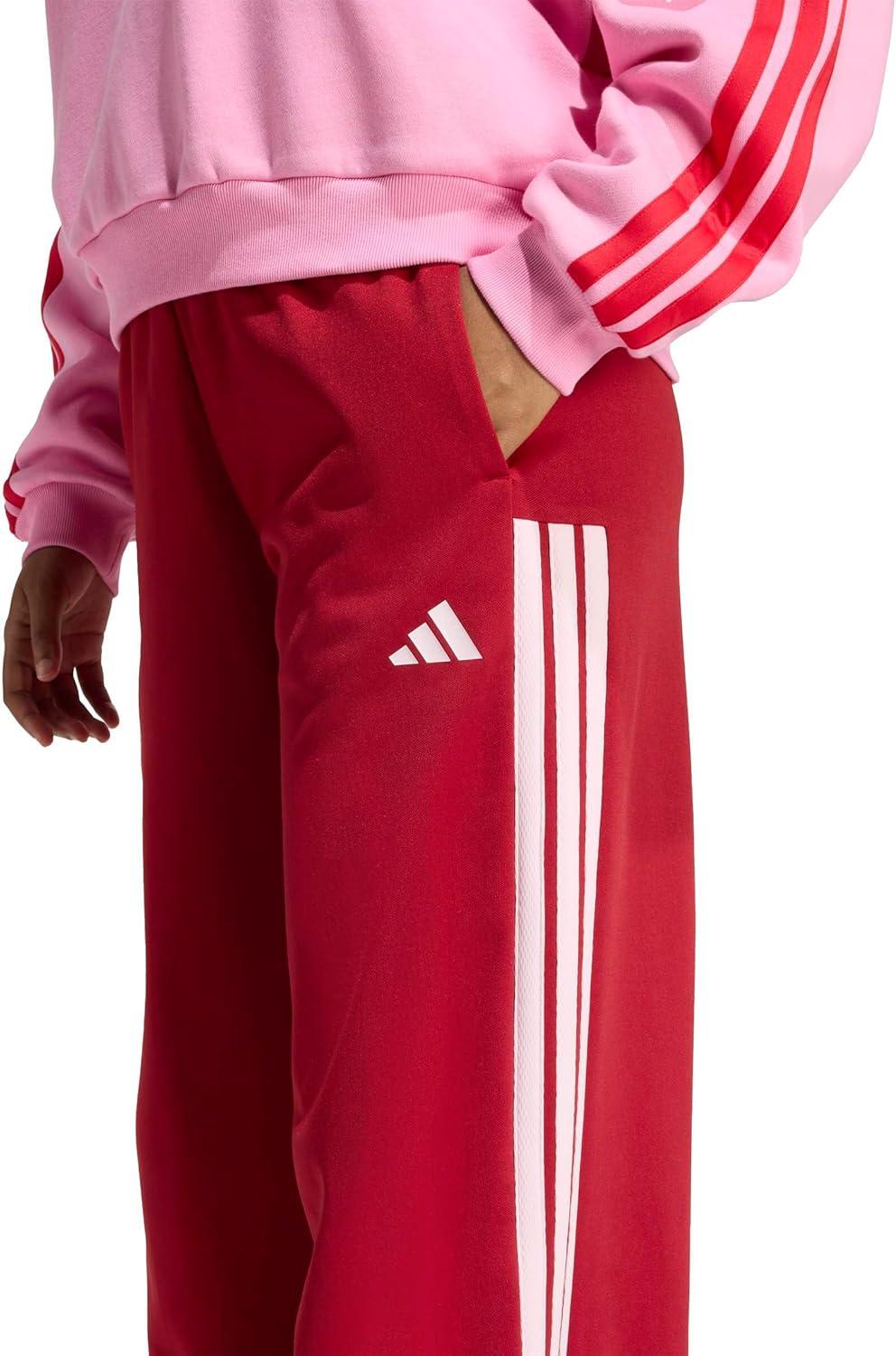 image:imageadidas Womens House of Tiro Loose PantsMaroonClear Pink