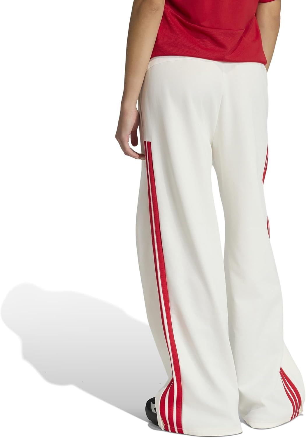 image:imageadidas Womens House of Tiro Loose PantsOff WhiteWhiteTeam Collegiate Red