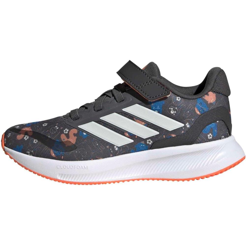 image:imageAdidas UnisexBaby Run Falcon 5GreyOff WhiteRay Blue