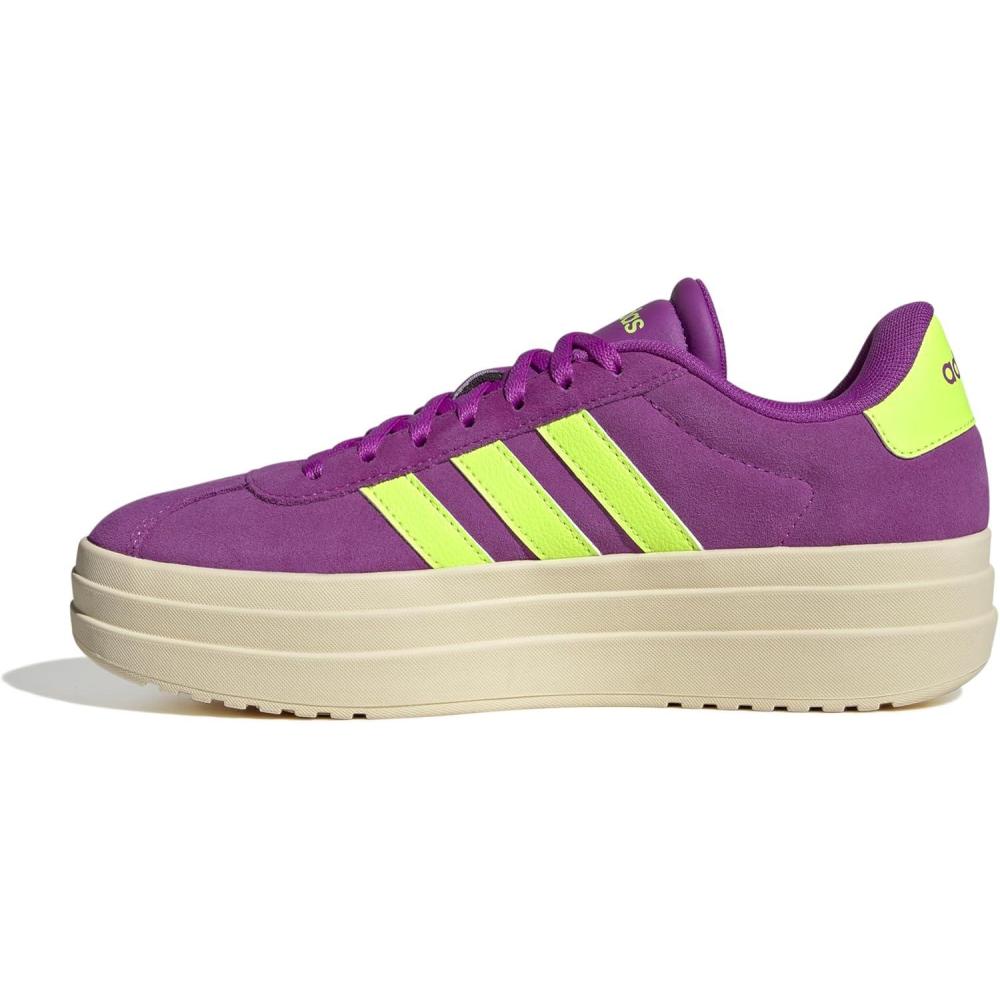 image:imageAdidas Womens Vl Court30Flash PinkLucid LemonSilver Metallic
