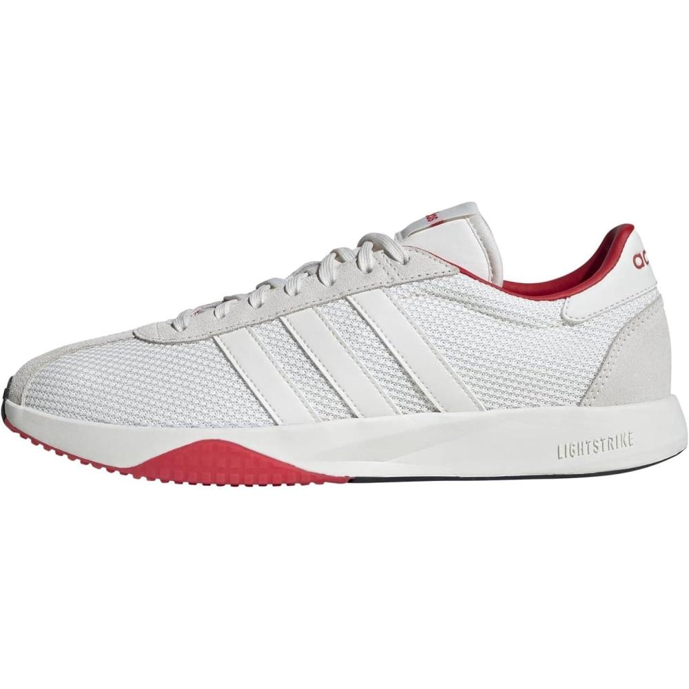 image:imageadidas Mens 7626 SneakerWhiteWhiteSemi Lucid Red