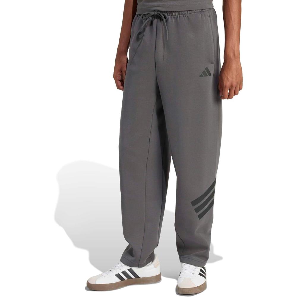 image:imageadidas Mens Future Icon 3Stripes Open Hem PantsGrey
