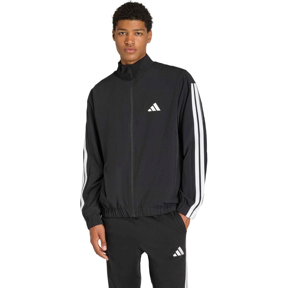 image:imageadidas Mens Tricot Regular Fit Track TopBlack
