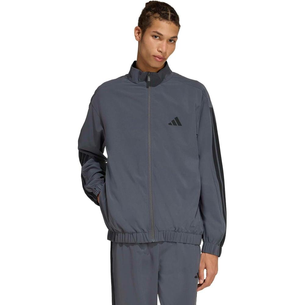 image:imageadidas Mens Tricot Regular Fit Track TopGrey