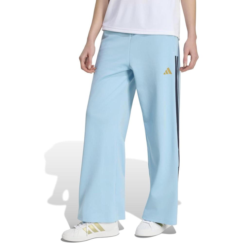 image:imageadidas Womens House of Tiro Loose PantsIcey BlueHazy BeigeNight Navy