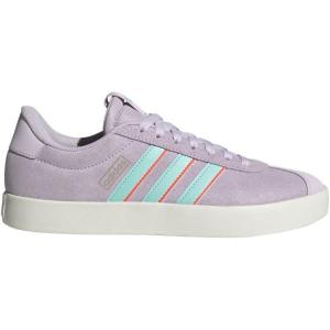 Adidas Womens Vl Court_3.0(Ice Lavender/Semi Flash Aqua/Solar Red)