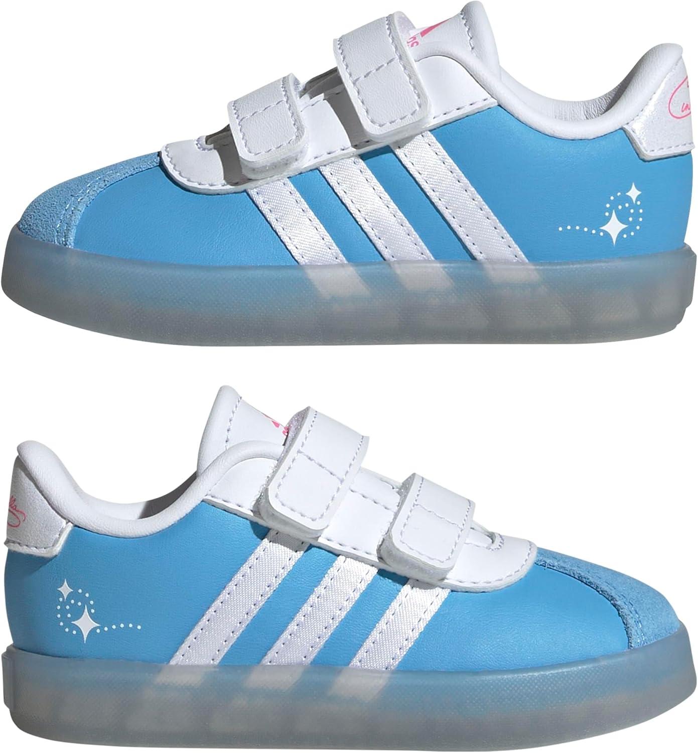 image:imageAdidas BabyBoys Vl Court30CinderellaSemi Blue BurstWhiteLucid Pink