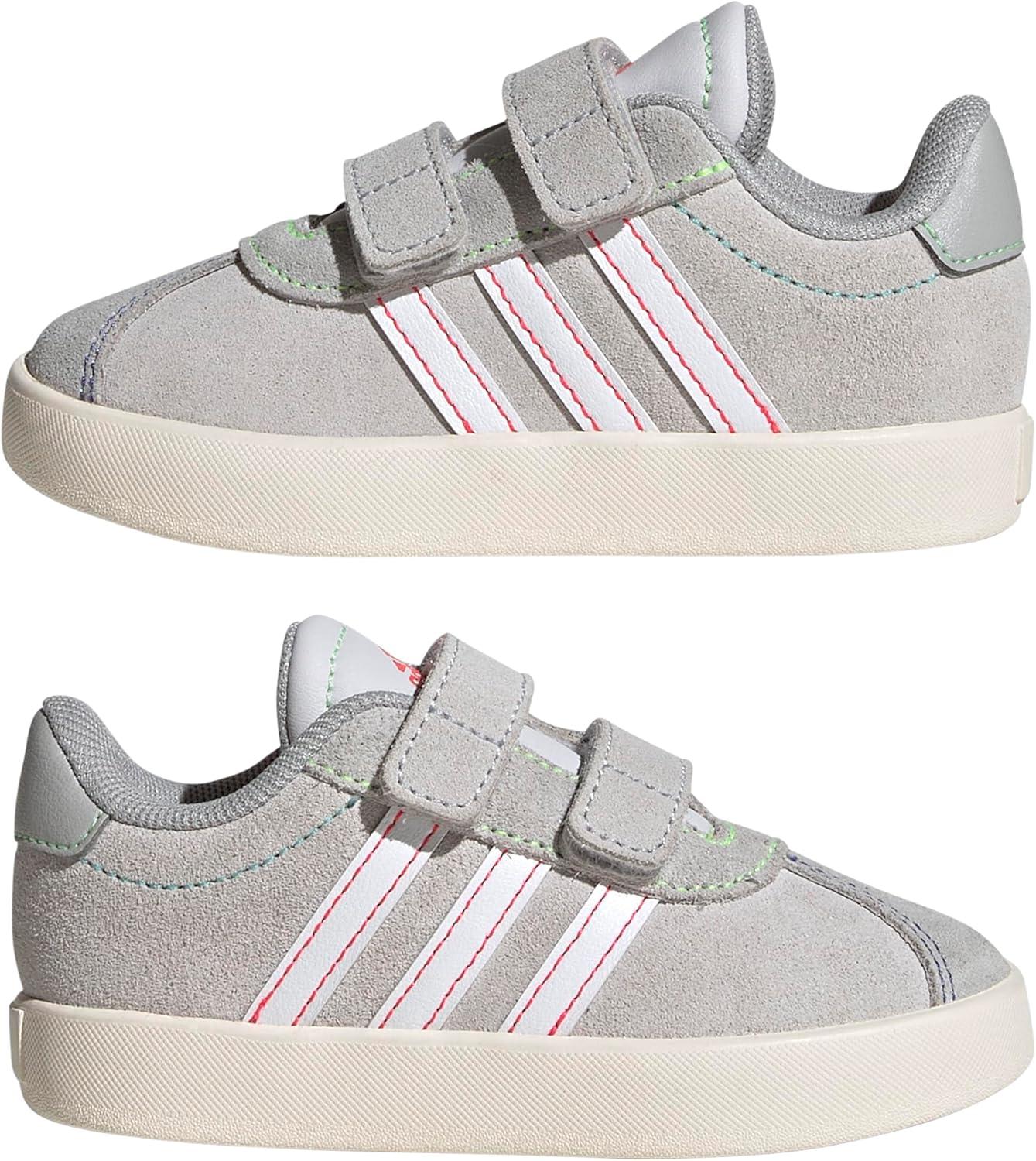 image:imageAdidas BabyBoys Vl Court30Dash GreyWhiteLime Burst