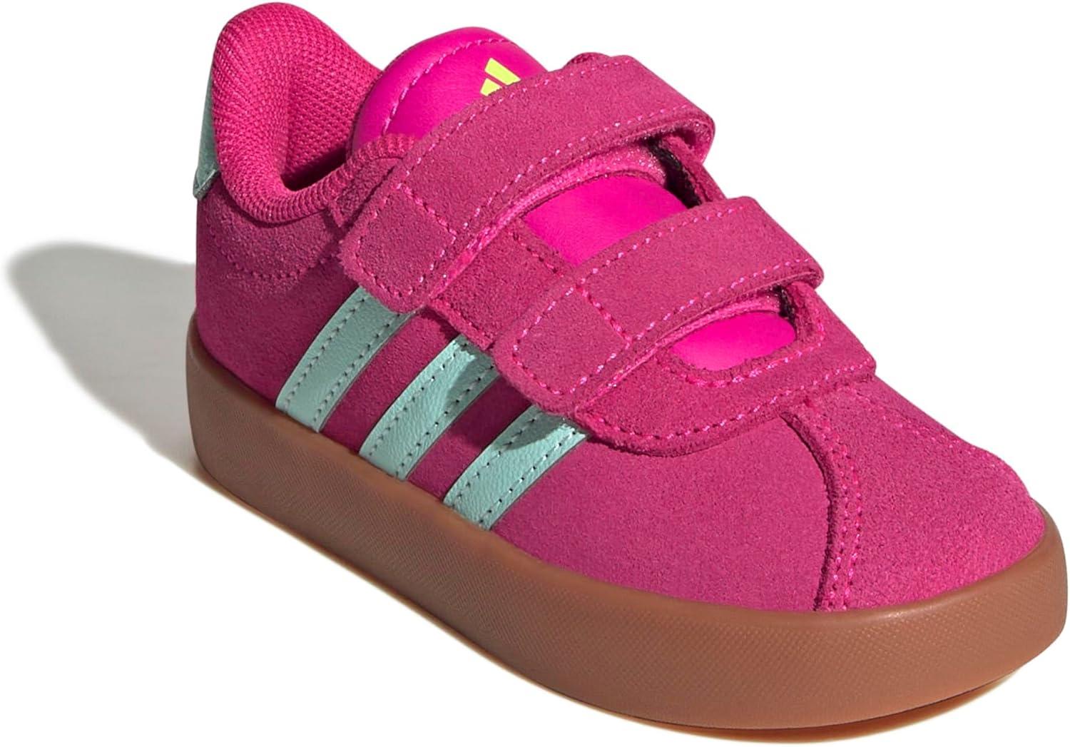 image:imageAdidas BabyBoys Vl Court30Shock PinkSemi Flash AquaLucid Lemon