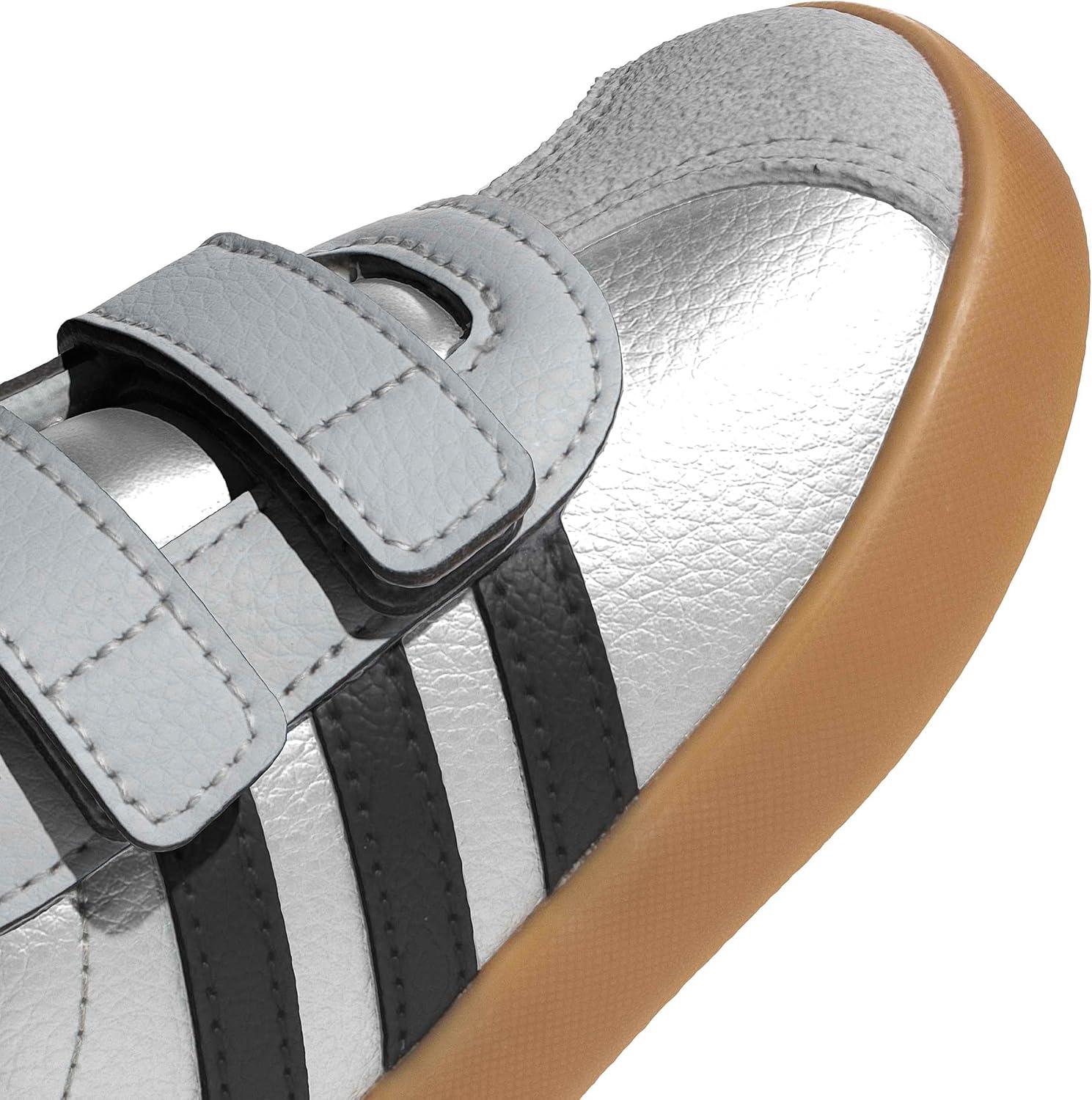 image:imageAdidas BabyBoys Vl Court30Silver MetallicBlackLgh Solid Grey