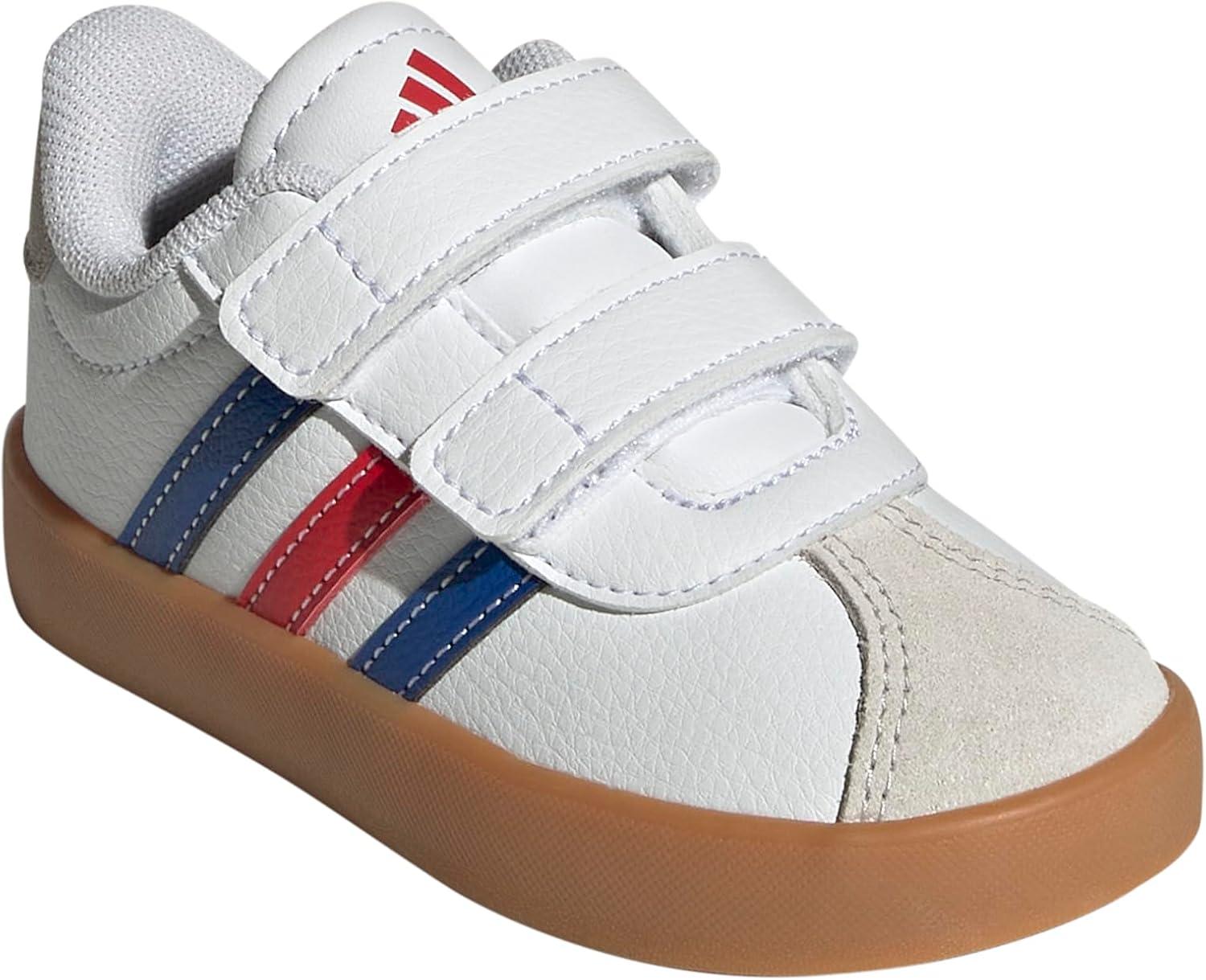 image:imageAdidas BabyBoys Vl Court30WhiteTeam Royal BlueBetter Scarlet