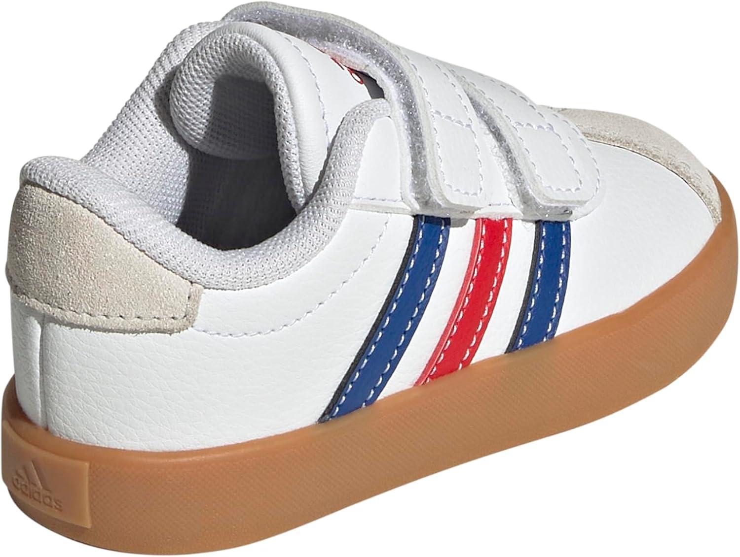 image:imageAdidas BabyBoys Vl Court30WhiteTeam Royal BlueBetter Scarlet