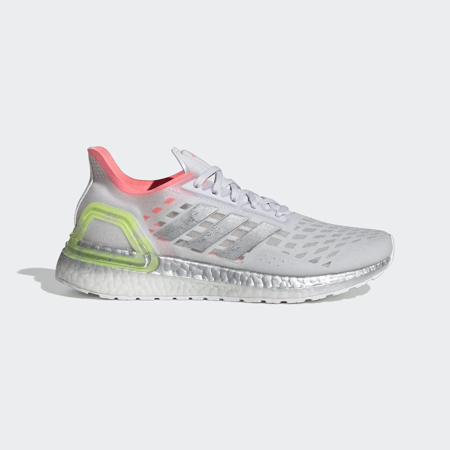 image:imageAdidas Womens Ultraboost 10 DnaSneakerDash GreySilver MetallicLight Flash Red
