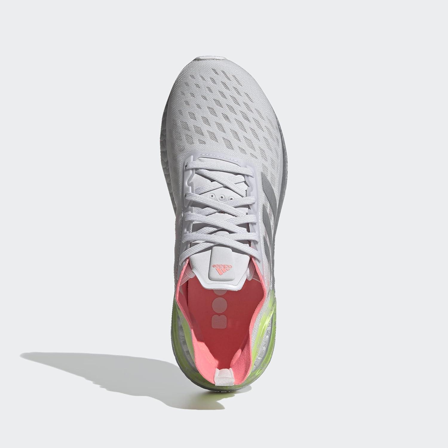 image:imageAdidas Womens Ultraboost 10 DnaSneakerDash GreySilver MetallicLight Flash Red
