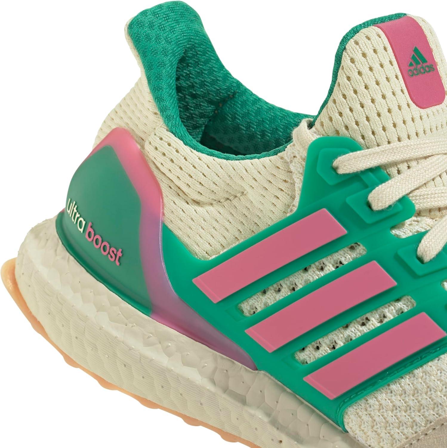 image:imageAdidas Womens Ultraboost 10 DnaSneakerOff WhitePink FusionCourt Green