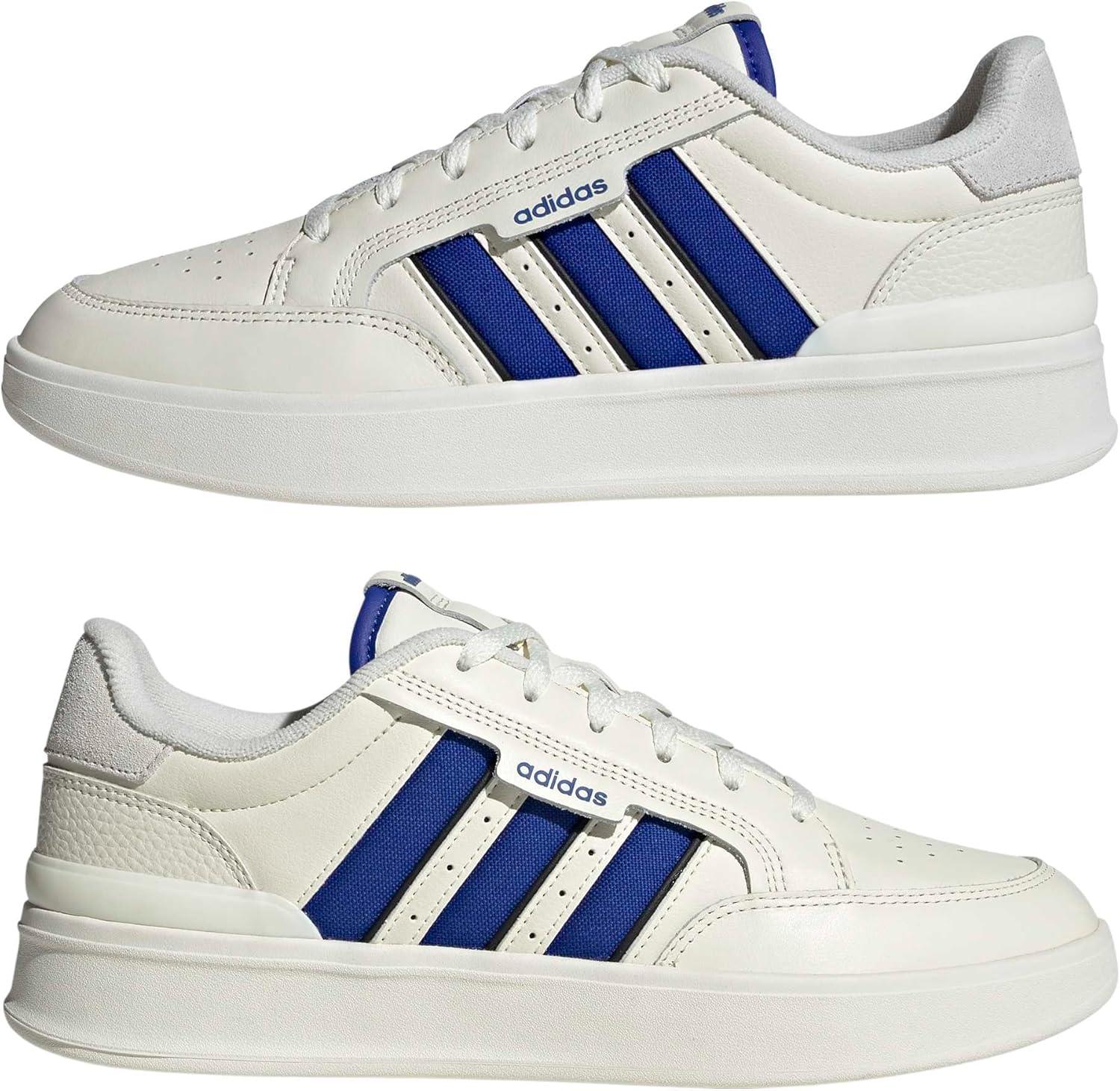 image:imageadidas Mens Aspyre 3 Stripes SneakerOff WhiteLucid BlueBlack