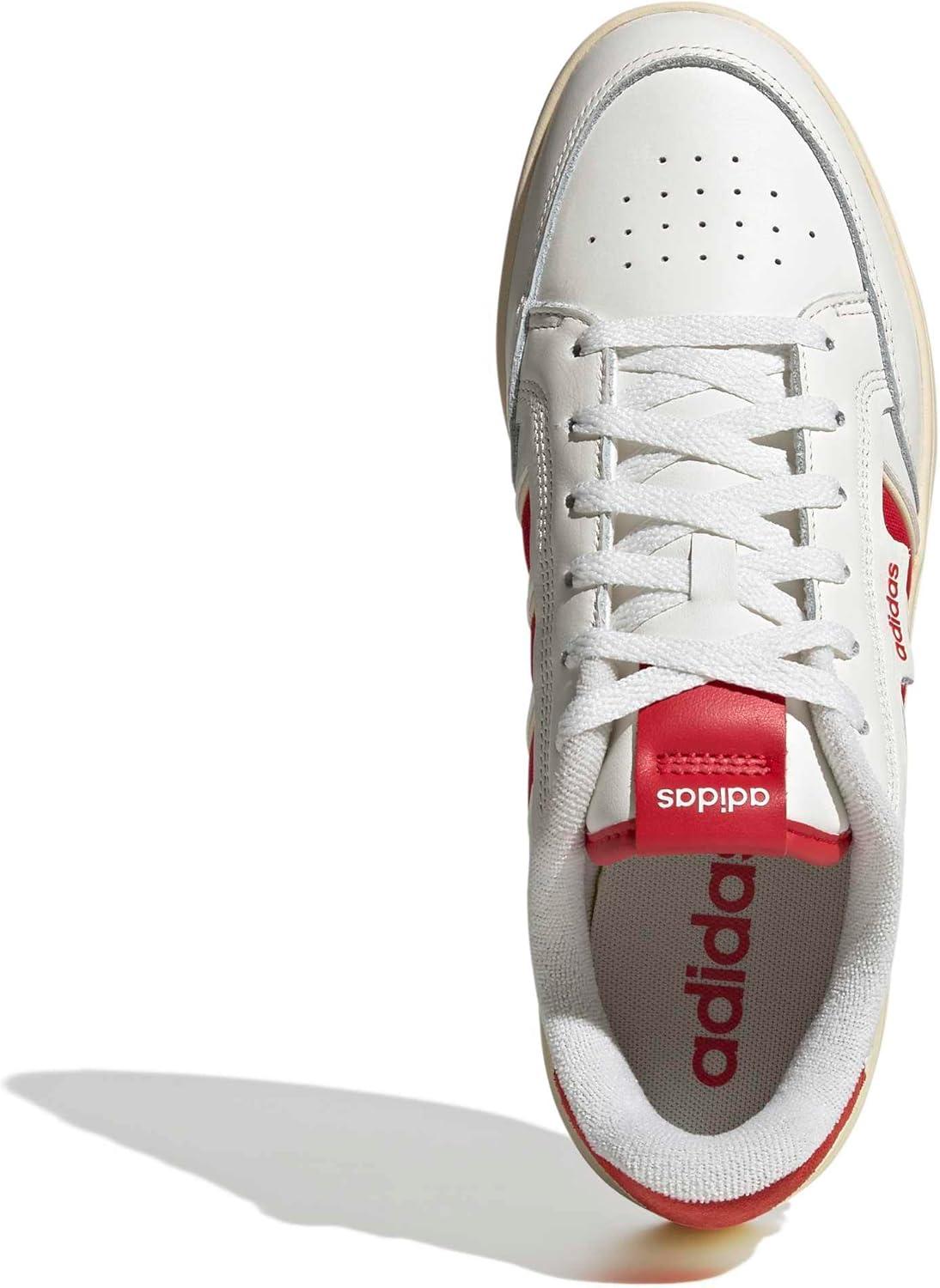 image:imageadidas Mens Aspyre 3 Stripes SneakerWhiteBetter ScarletWarm Vanilla