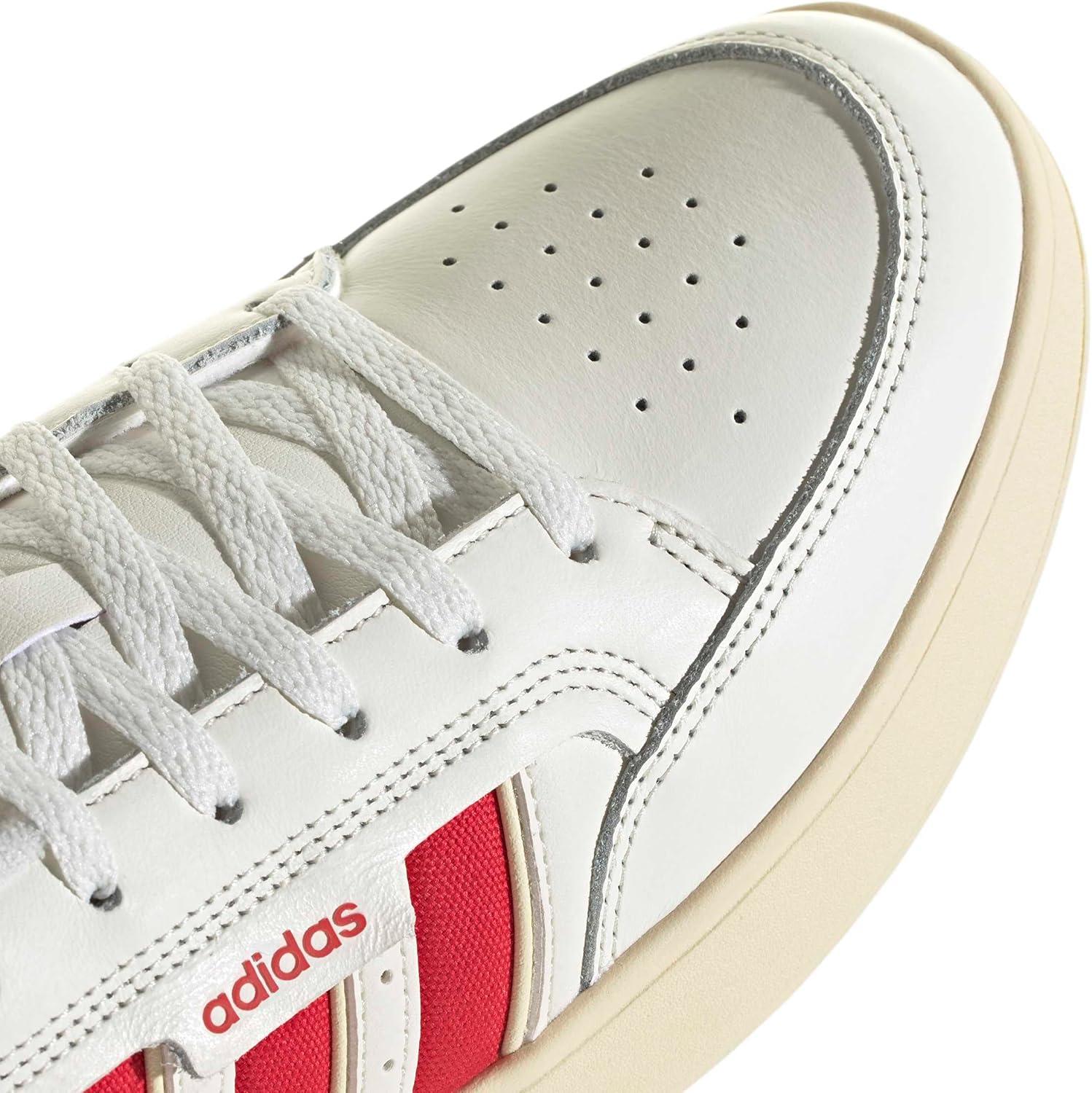 image:imageadidas Mens Aspyre 3 Stripes SneakerWhiteBetter ScarletWarm Vanilla