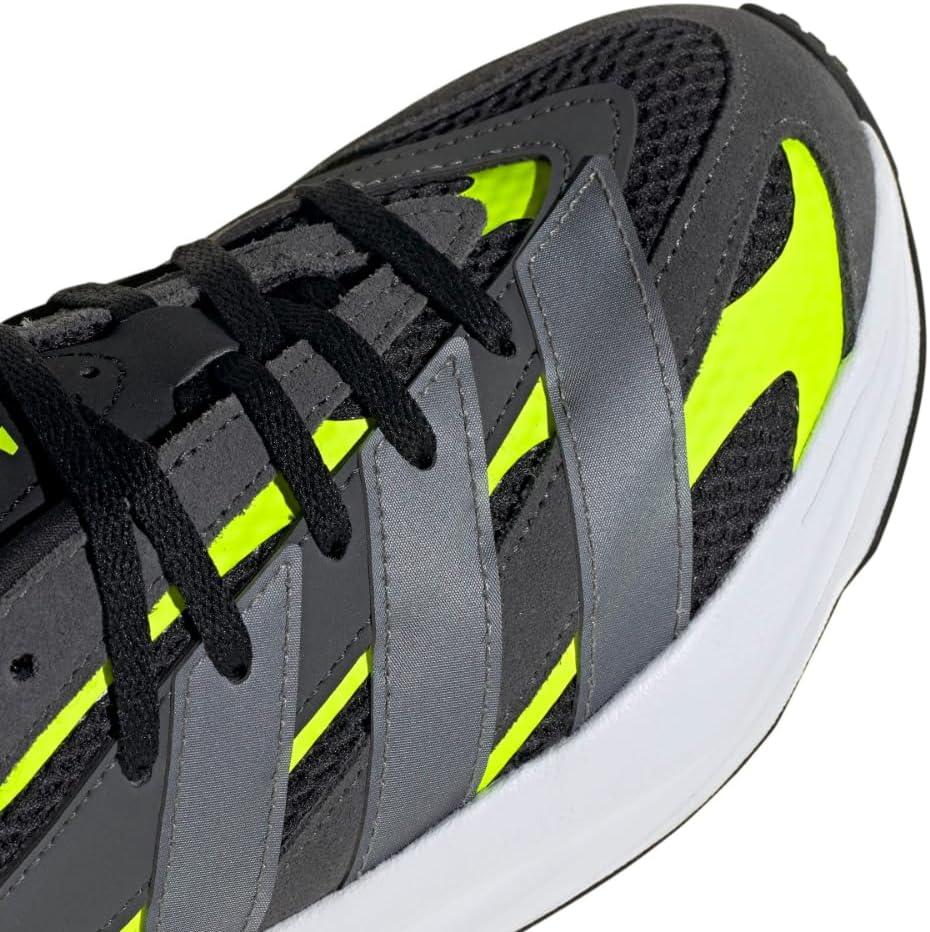 image:imageadidas UnisexChild LightblazeBlackIron MetallicLucid Lemon