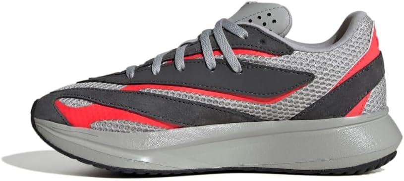 image:imageadidas UnisexChild LightblazeGreyGreyLucid Red