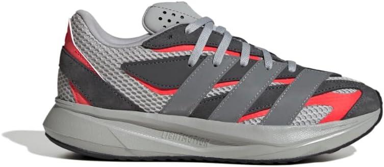 image:imageadidas UnisexChild LightblazeGreyGreyLucid Red