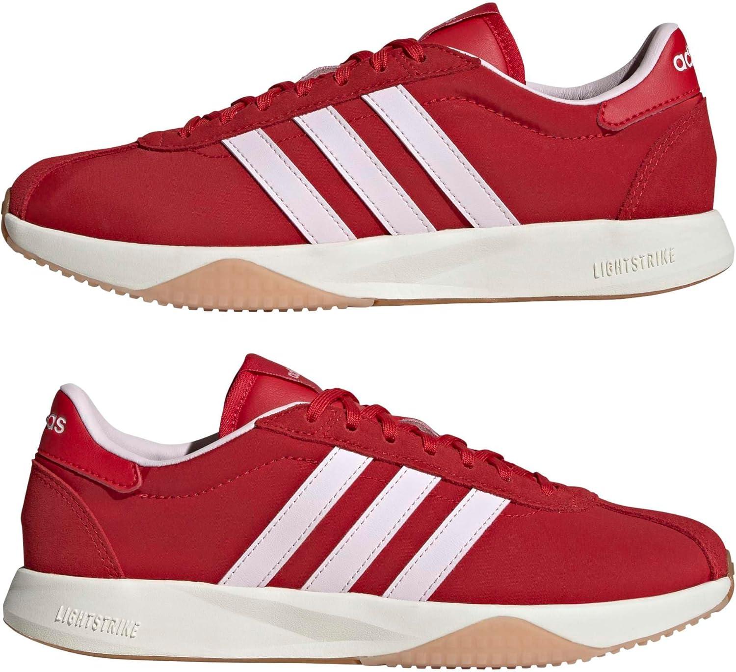 image:imageadidas Womens 7626 SneakerBetter ScarletAlmost PinkClear Pink