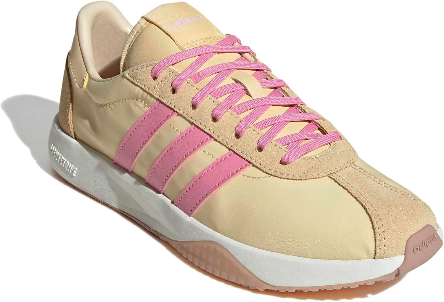 image:imageadidas Womens 7626 SneakerOrange TintBliss PinkClear Pink