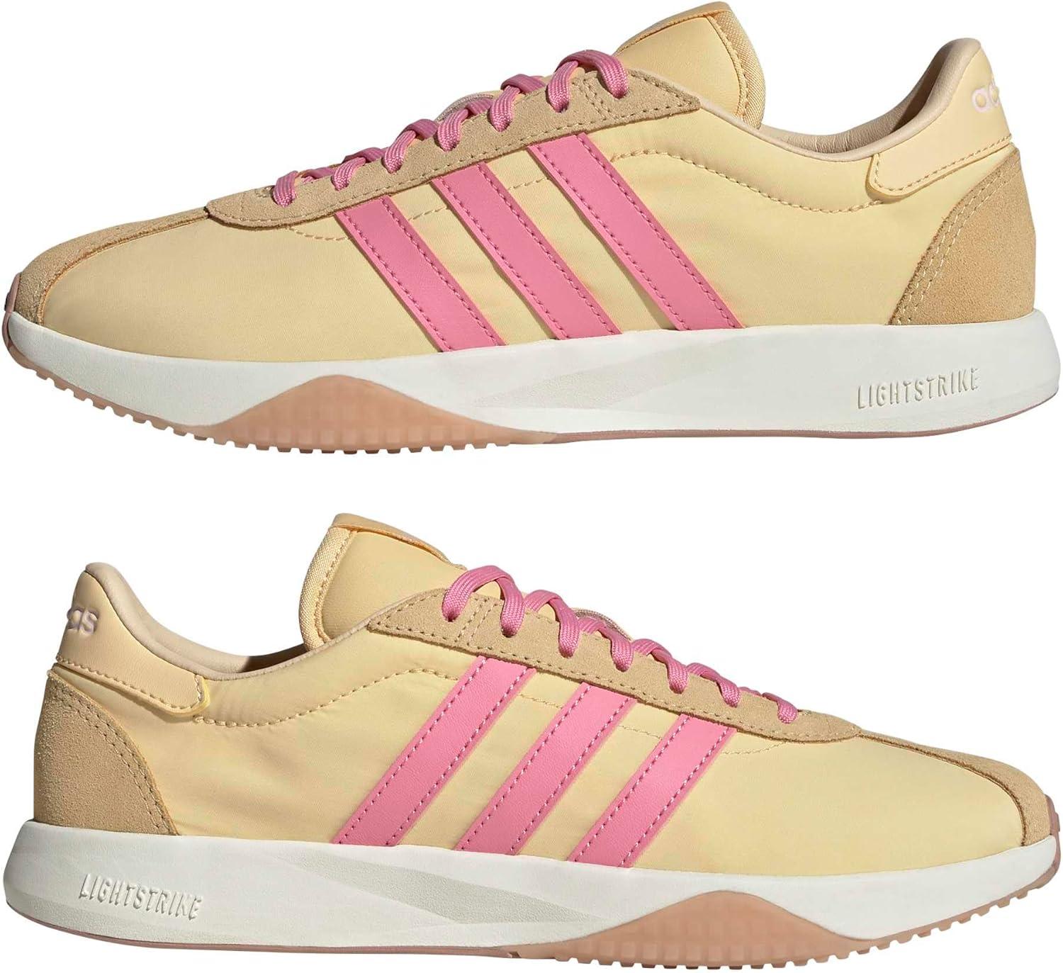 image:imageadidas Womens 7626 SneakerOrange TintBliss PinkClear Pink