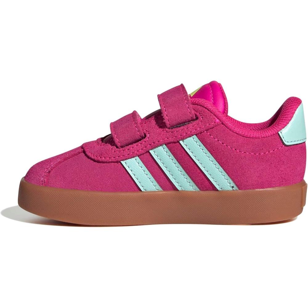 image:imageAdidas BabyBoys Vl Court30Shock PinkSemi Flash AquaLucid Lemon