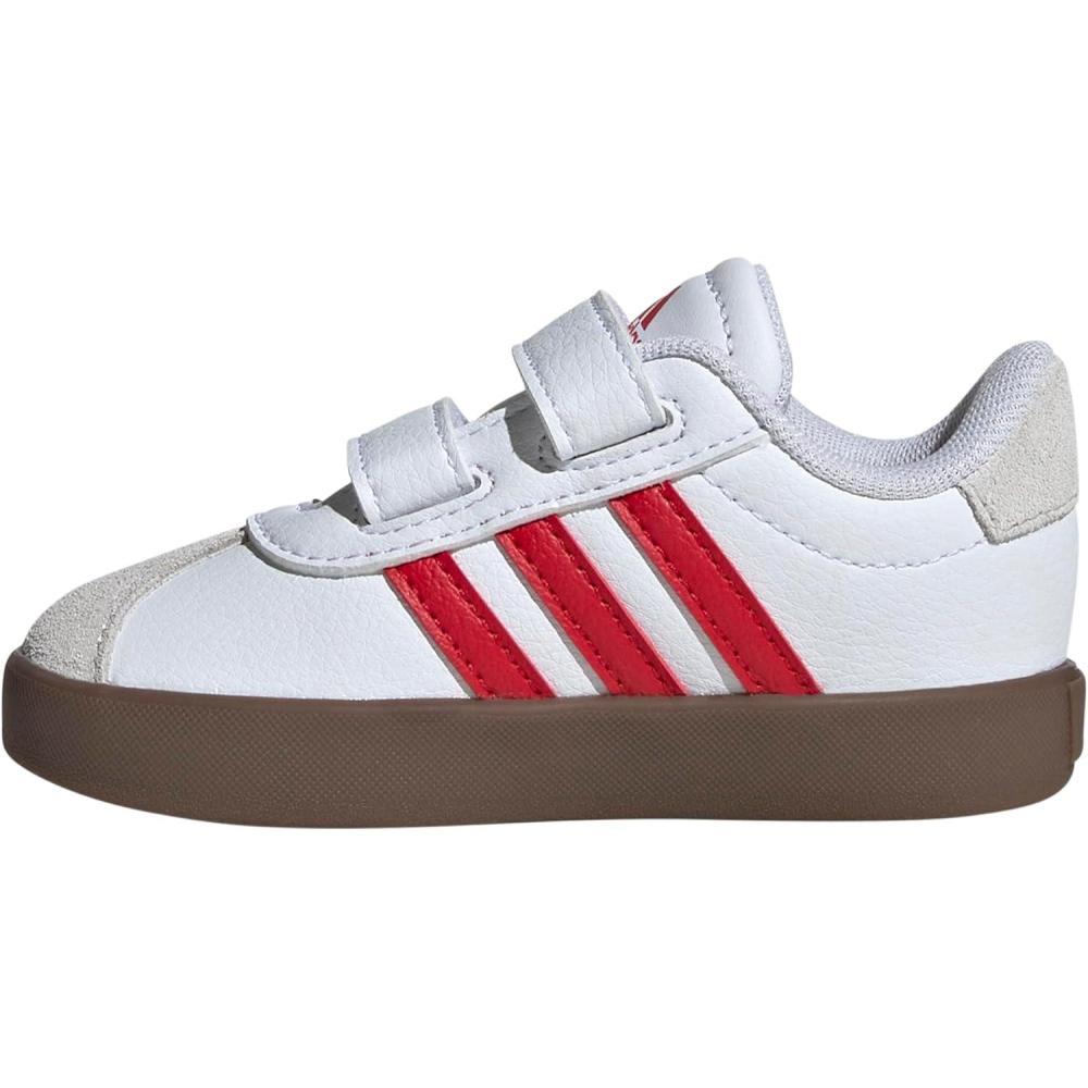 image:imageAdidas BabyBoys Vl Court30WhiteBetter ScarletGrey