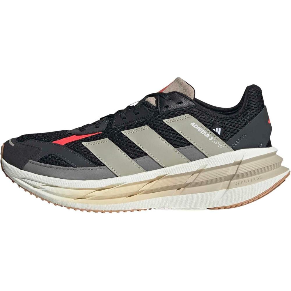 image:imageAdidas Mens Adistar 3BlackWonder BeigeLucid Red
