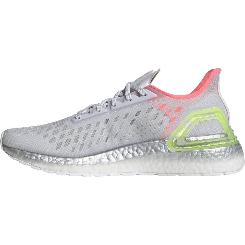 image:imageAdidas Womens Ultraboost 10 DnaSneakerDash GreySilver MetallicLight Flash Red